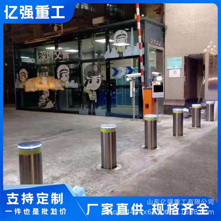 地桩液压升降柱路障固定柱快速拦截车辆防撞柱拦厂家直售