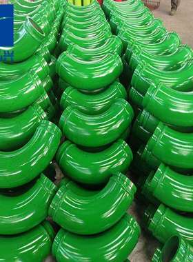 中.联泵车臂架双层弯头 R275*90°烤漆耐磨弯头 天泵R180*90°