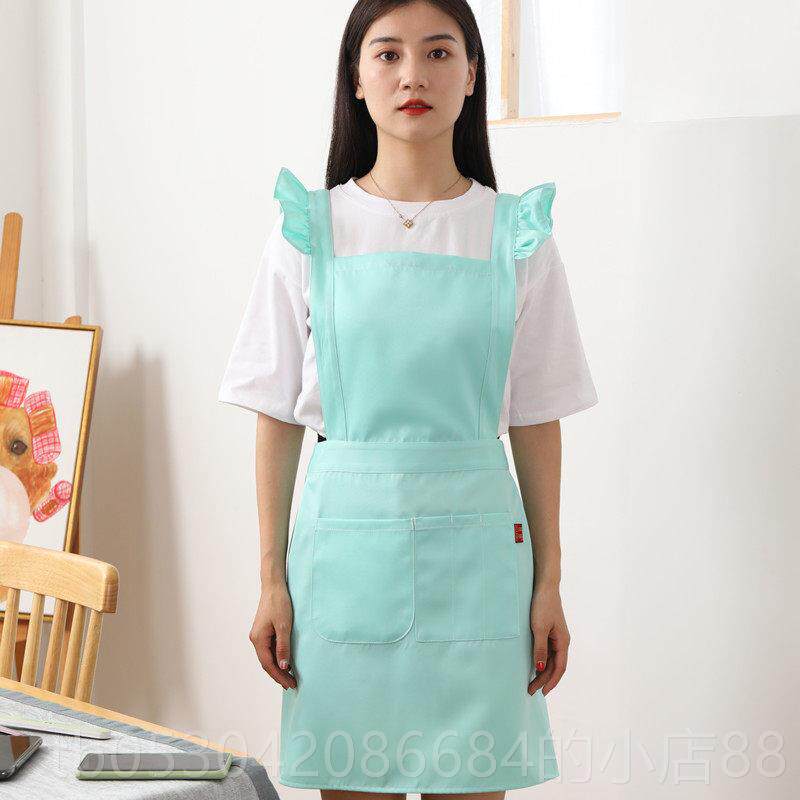 正品美容美尚甲师化妆师裙工作服定制lo围og女时可爱日系韩版家用