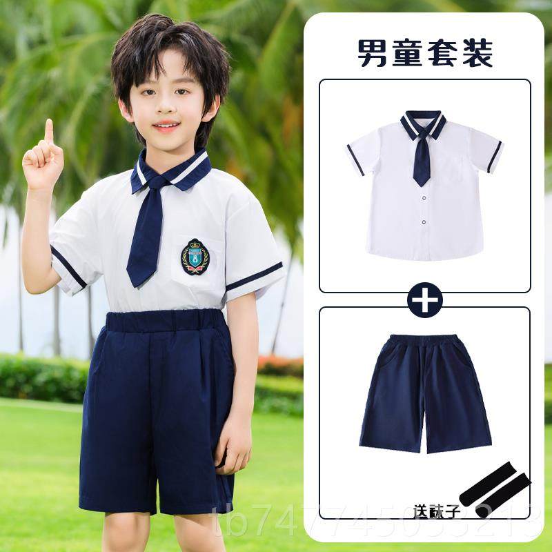 新款小学夏校生服英伦风六一儿童班服出服幼儿园毕业照大合唱演表