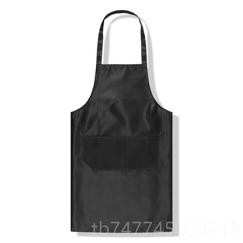新款防广告围裙制厨房防水油锅店时尚定工作服火男围腰女订做logo