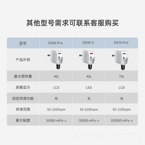 新款DAB大龙数显顶置式电动搅拌器实验室L搅拌机恒高速工业OS2P0-