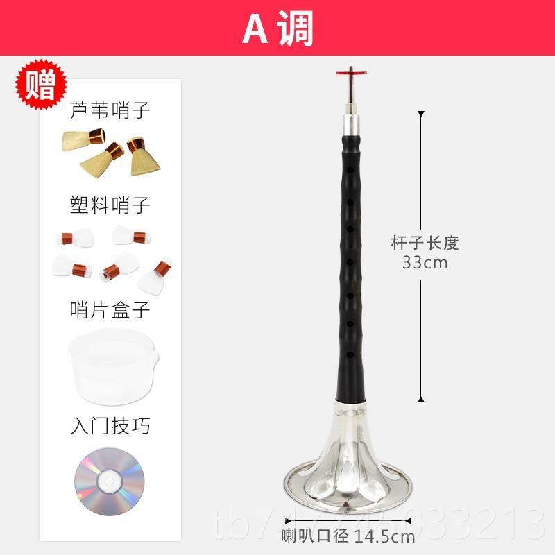 新款新宝唢呐乐器 乌//黑檀木唢呐 A调/降CB调/调/D调/降E木小F调