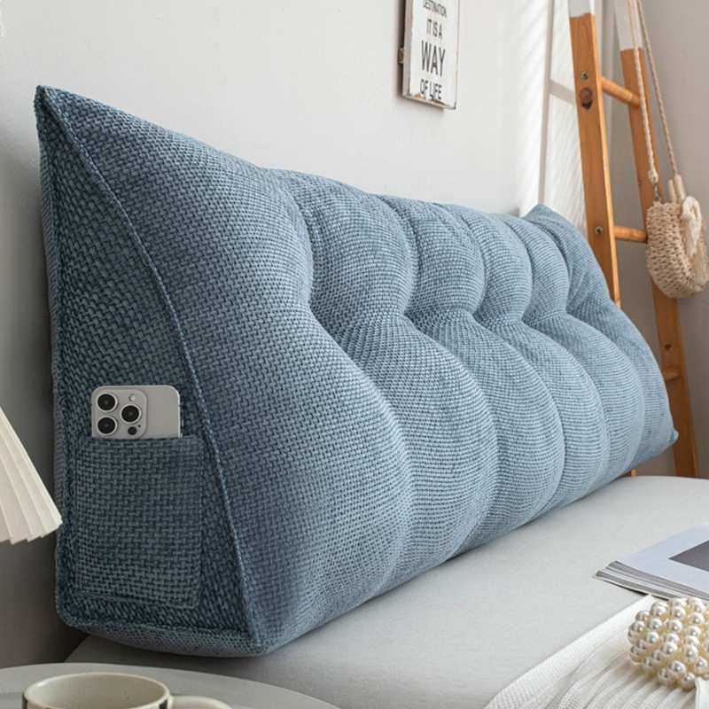 高级床头软包垫靠背卧室床上靠枕深蓝飘窗榻榻米靠垫防撞软垫拆洗,3C数码配件,摄像机配件,淘宝优惠券,粉丝福利购,淘宝优惠卷
