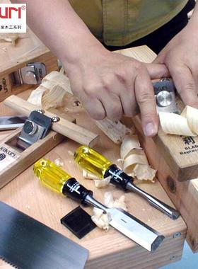 角利KAKURI 12514WH木工刨手工鲁班刨 原木刨刀拉刨 中木刨180X42