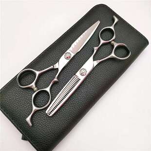 VG10美发剪刀 3D斜齿 锋利齿牙剪 不卡齿牙剪 发型师剪刀 剪刀厂