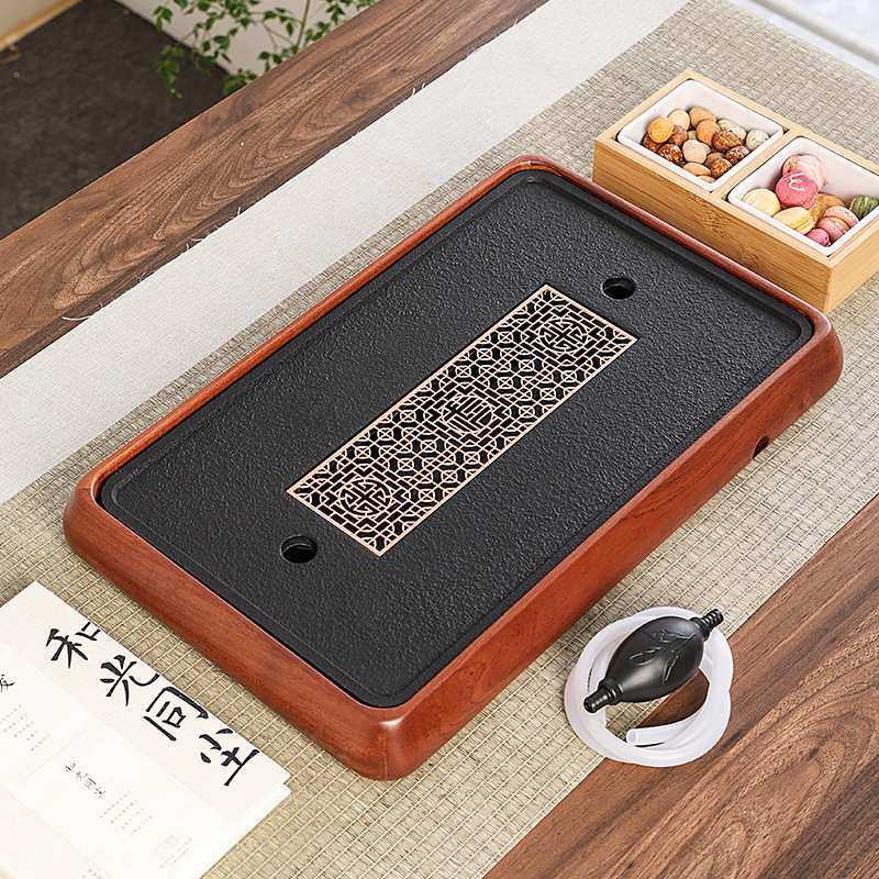 花梨木茶盘带接水盘储水排水两用人造石面茶具托盘实木茶台,3C数码配件,摄像机配件,淘宝优惠券,粉丝福利购,淘宝优惠卷