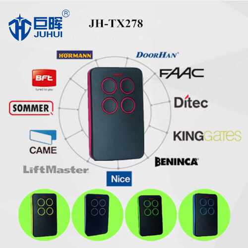 Auto-Scan Type Multi-frequency remote control