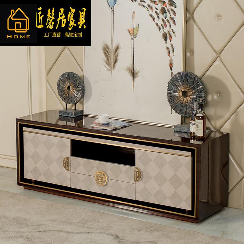 意式电视柜客厅现代古典简约地柜极简港式卧室地柜储物柜家具