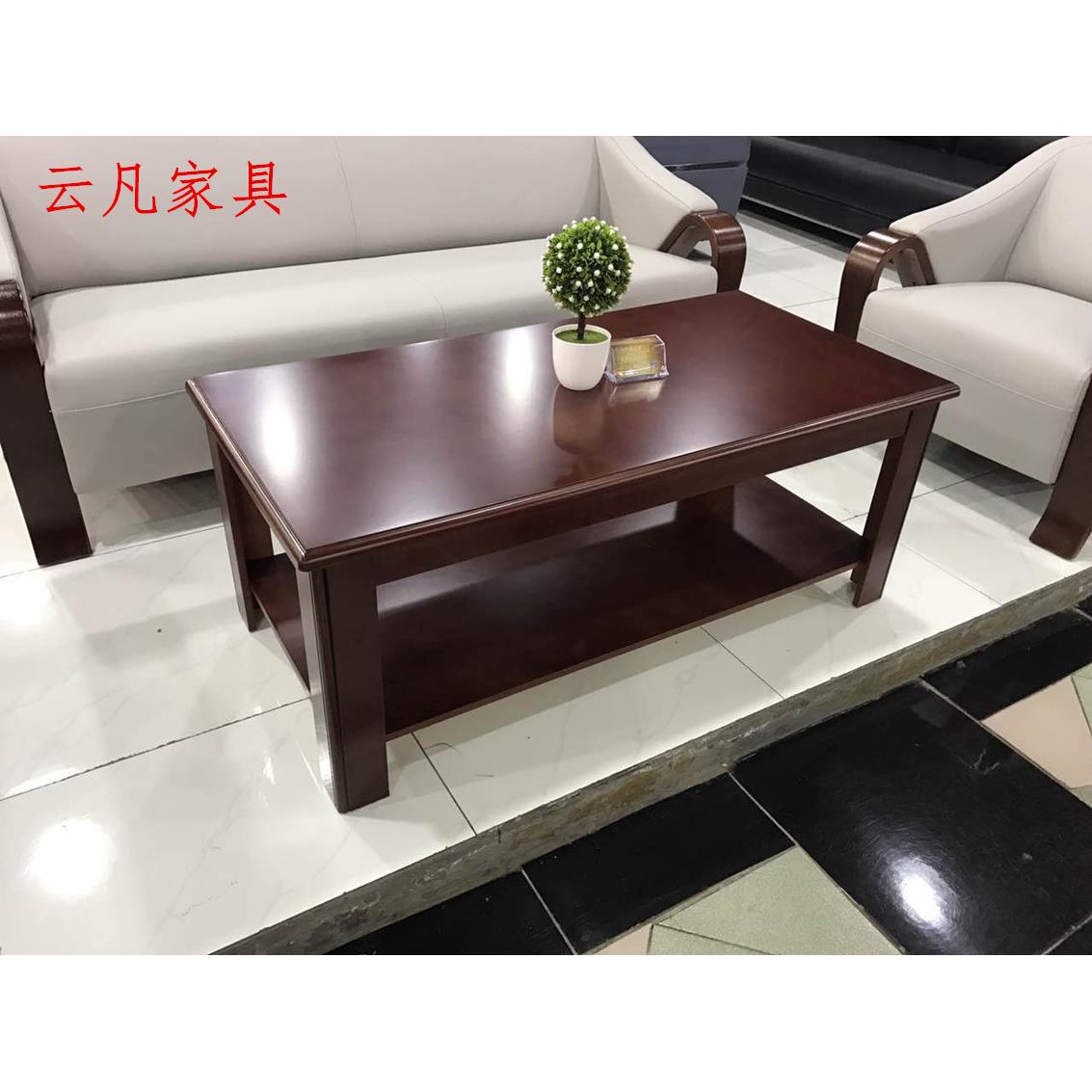 茶几茶桌天津简约时尚田园创意正方形现代小茶几桌黑胡桃色