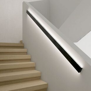 楼梯感应壁灯走廊过道铝合金长条灯客厅氛围灯感应线条灯楼梯扶手