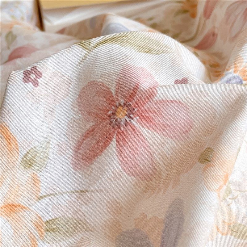 美式田园风全棉纯棉床上四件套2025新款花卉被套床单人宿舍三件套,床上用品,床品套件/四件套/多件套,淘宝优惠券,粉丝福利购,淘宝优惠卷