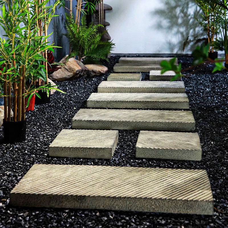 庭院造景布置地铺石阳台花园装饰地砖仿石磨户外草坪汀步石踏步石,家居饰品,落地摆件,淘宝优惠券,粉丝福利购,淘宝优惠卷