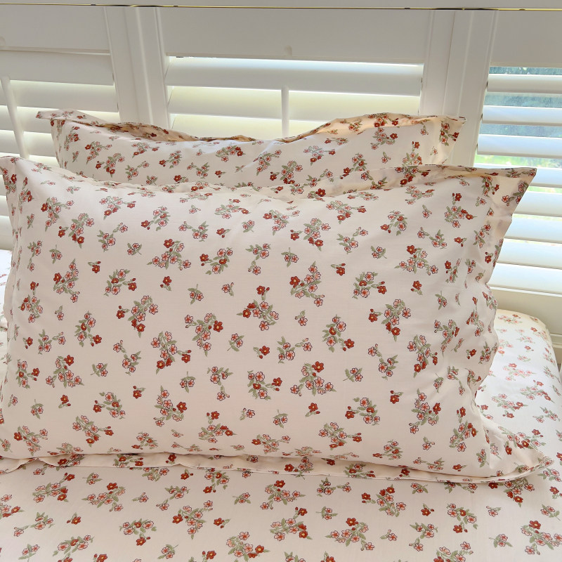 草莓全棉儿童学生枕套40x60人纯棉枕头套48x74加大枕芯套50x80,床上用品,枕套,淘宝优惠券,粉丝福利购,淘宝优惠卷