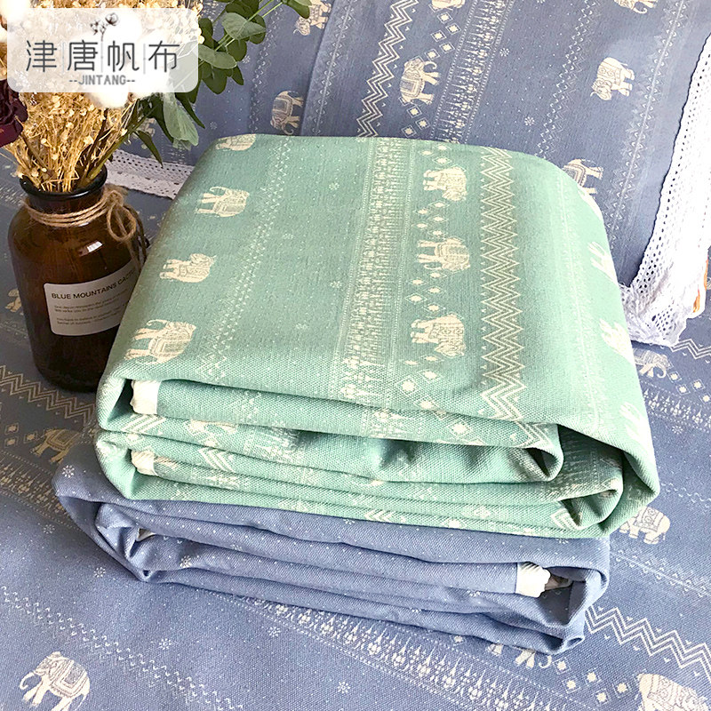 【老帆布凉席】天津传统特厚加密纯棉老粗布夏凉白床单幼儿园