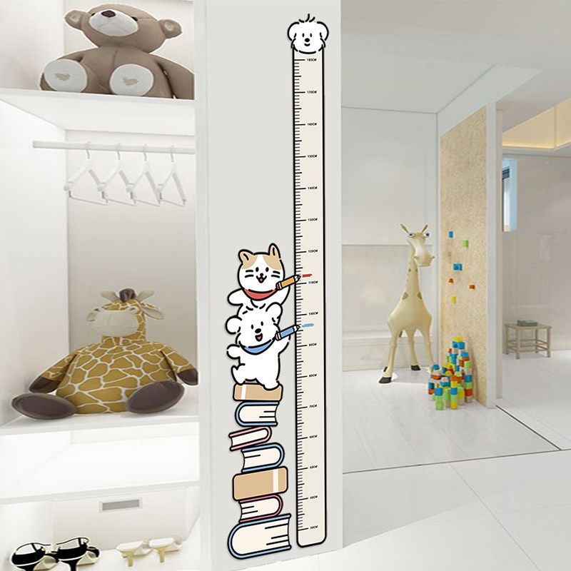 创意宝宝身高墙贴家用测量身高尺贴纸客厅卧室装饰儿童身高贴纸,家居饰品,身高贴,淘宝优惠券,粉丝福利购,淘宝优惠卷