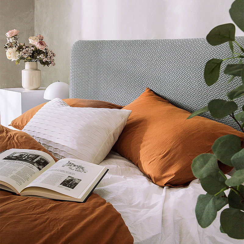 万能床头套罩全包欧式简约纯色弹力加厚型可拆洗防尘靠背罩保护套,居家布艺,床头罩,淘宝优惠券,粉丝福利购,淘宝优惠卷