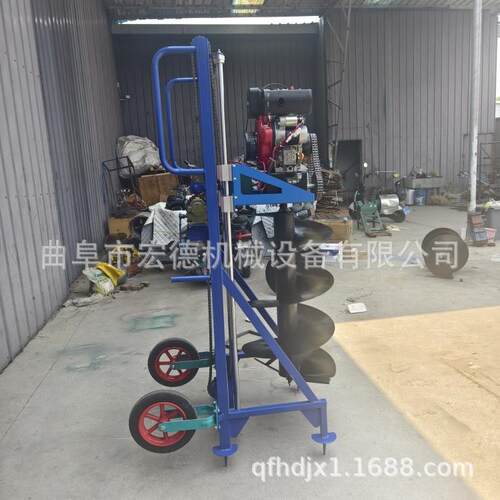 栽树钻坑机 提式汽油挖手坑机 多途树打眼用机EBB价植格