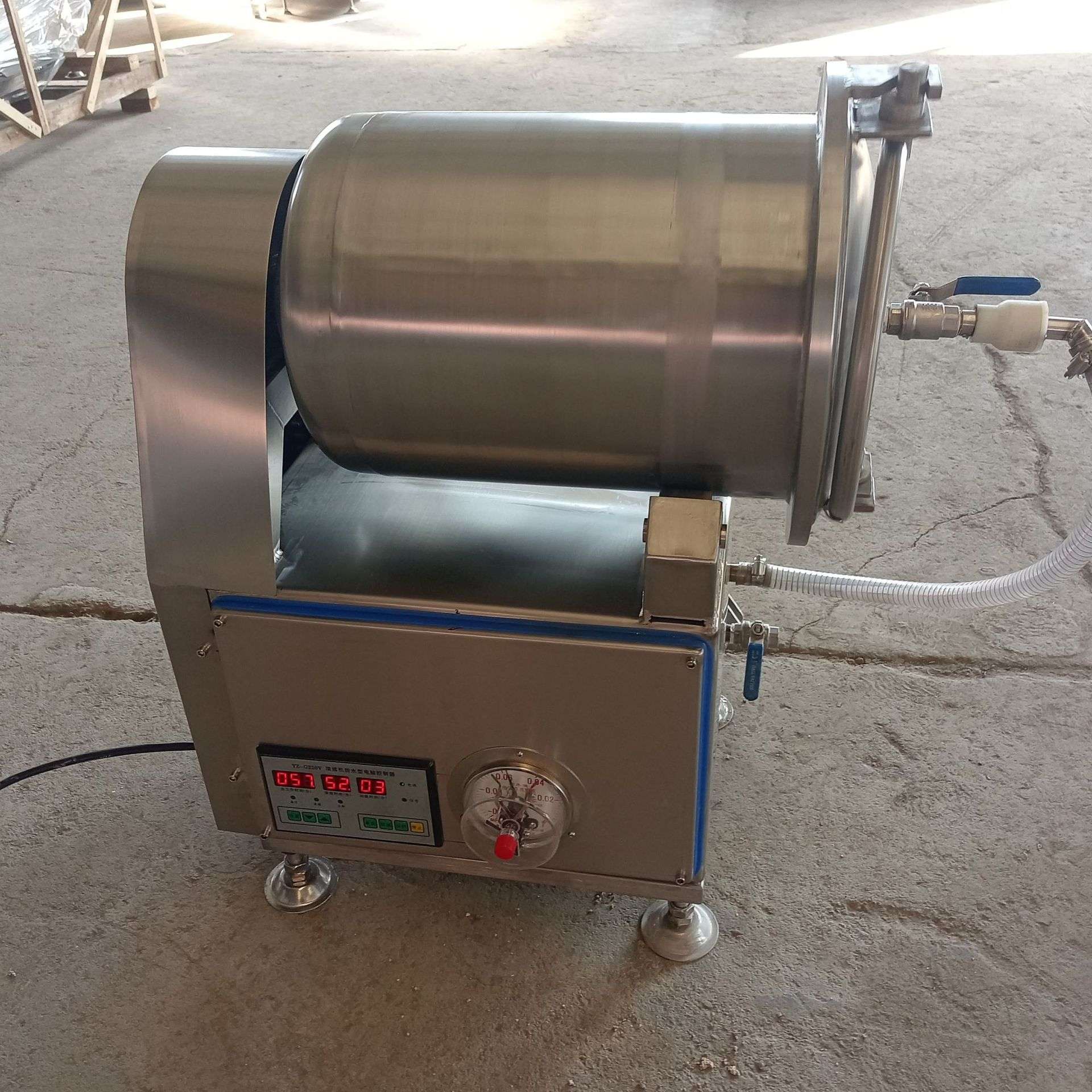 源头商家制作酱油肉腌制设备 实验型30腌制入味机 商用真空滚揉机