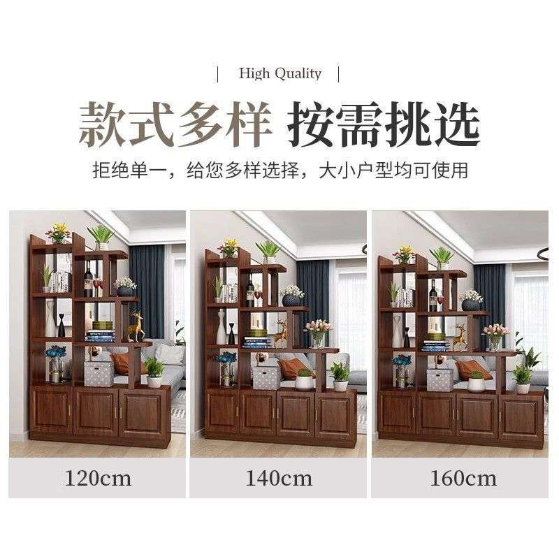 新款轻奢玄关柜隔断置物架沙发旁装饰柜客厅实木储物柜收纳柜靠墙