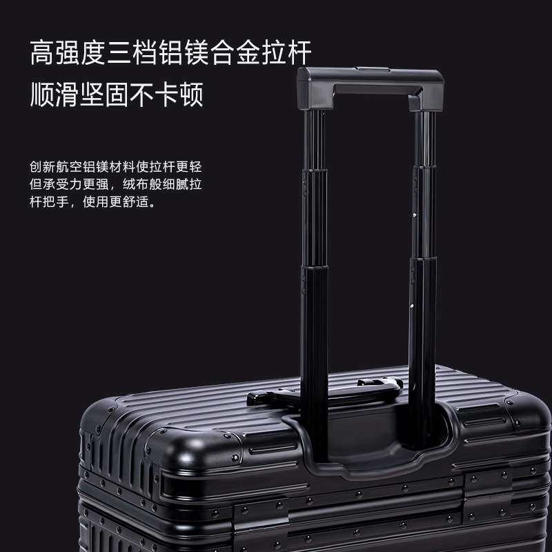 18寸铝框摄影机长箱男20寸行李箱登机箱22寸女上翻盖旅行拉杆箱