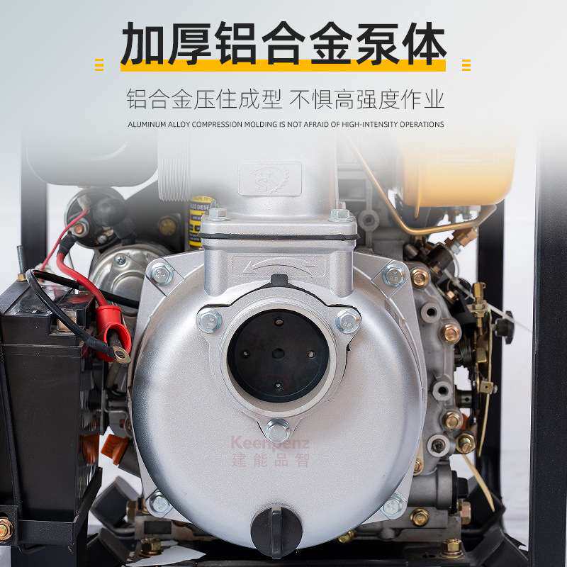 厂家直供柴油机水泵 双缸电启动高扬程柴油机水泵 工地基坑排水