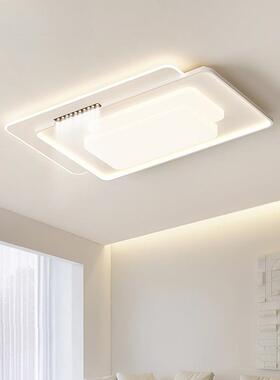 客厅灯现代简约奶油风大厅客厅大气主灯吸顶灯led新款