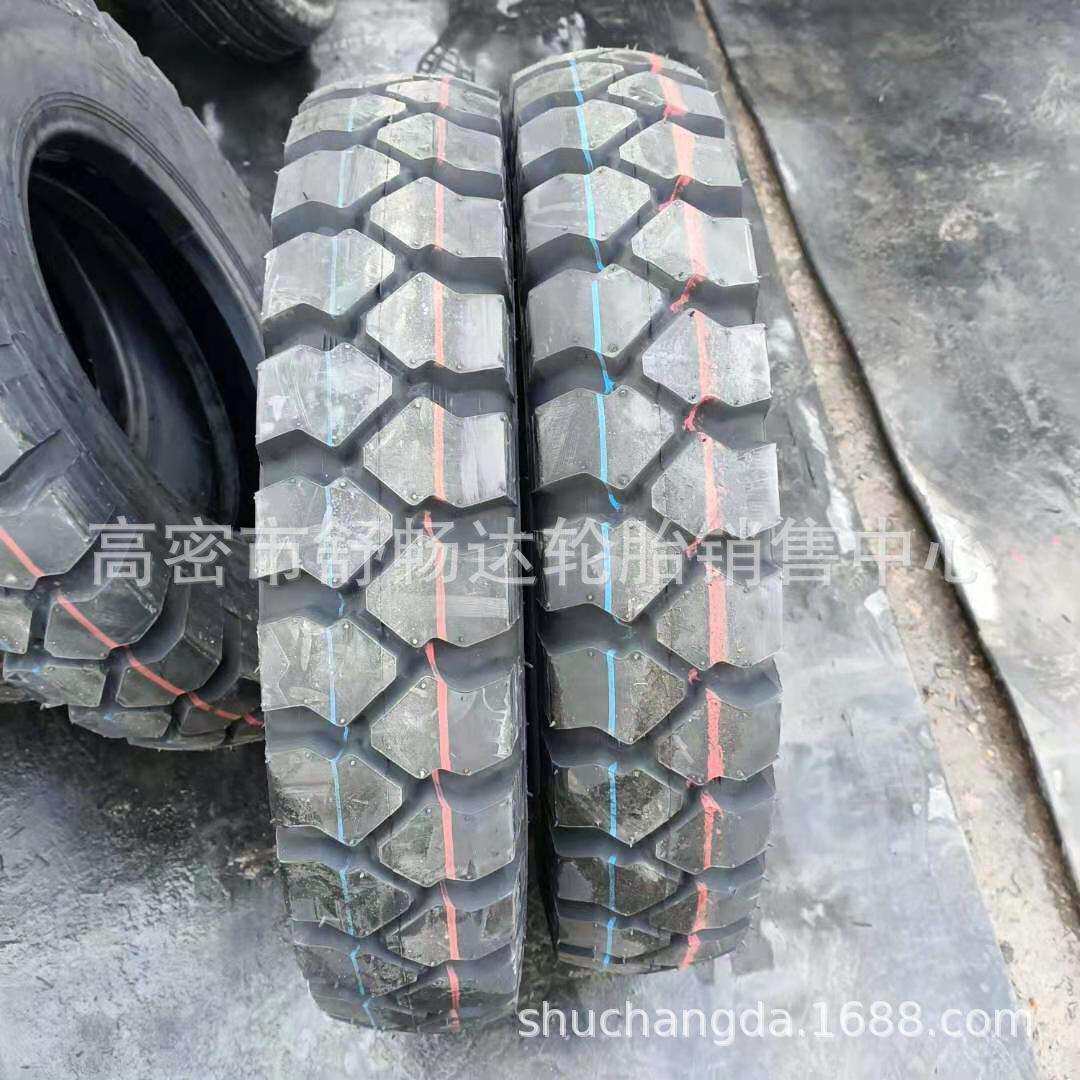 现货鲁飞牌工矿用7.00-16叉车两大矿花纹