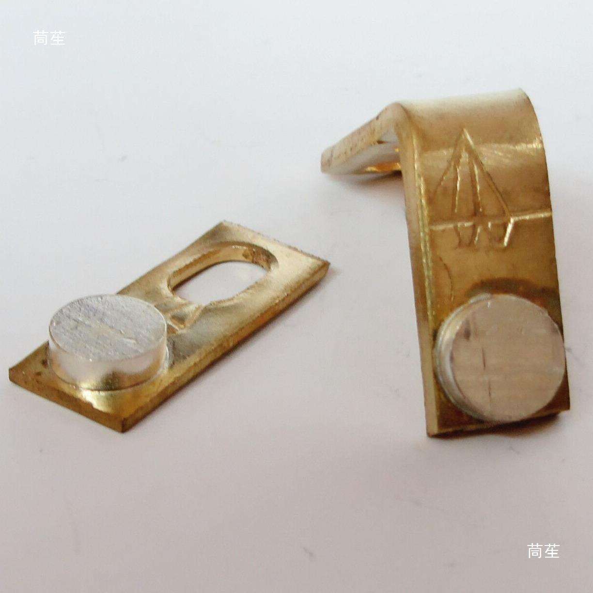 白金机银触点加大圆形实心银触点打火点升压器配件大圆实心双直