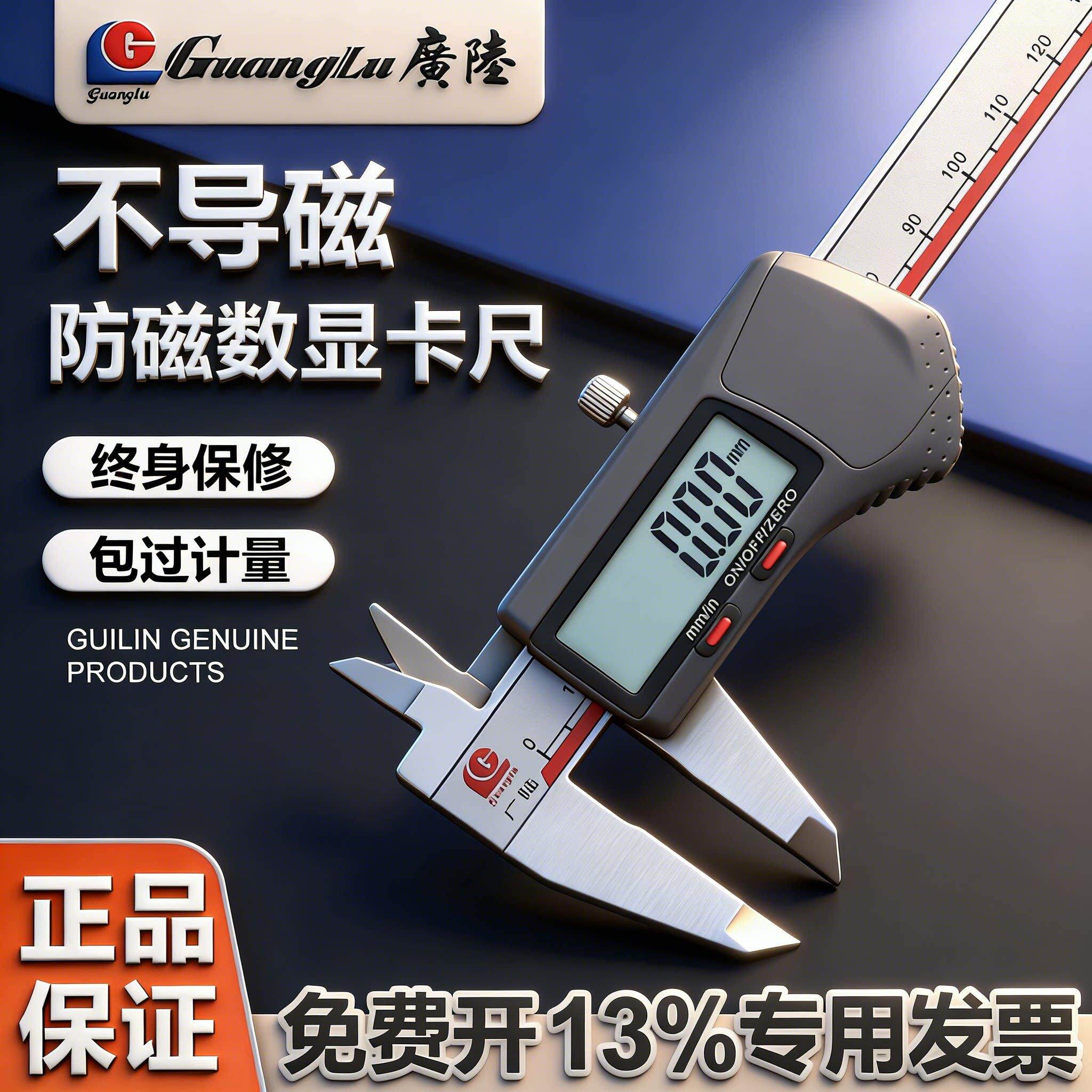 桂林广陆数显卡尺防磁不