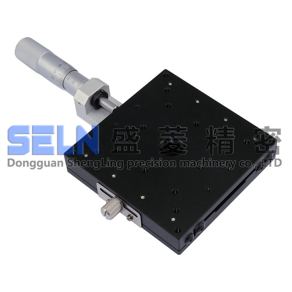 售LX100-C/C1/L/R/50行程交叉导轨型高精度X轴滑台 手动位移平台