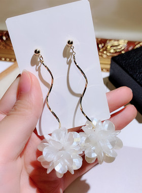 法式重工适合圆脸高级辣妹耳环