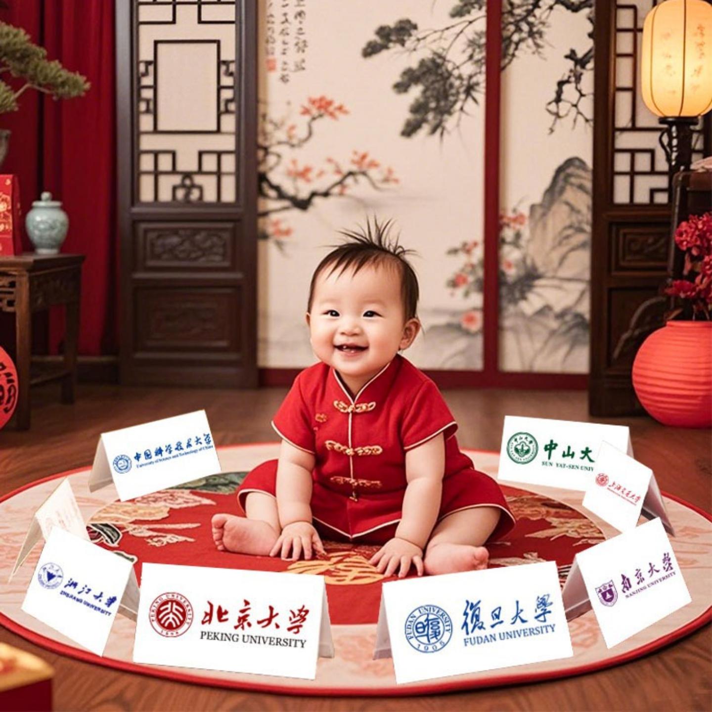 小红书同款龙宝宝抓周礼盒