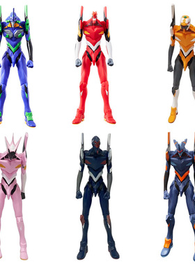 零号机二号机 初号机 战士红色 蓝色 站姿 模型 盒装手办