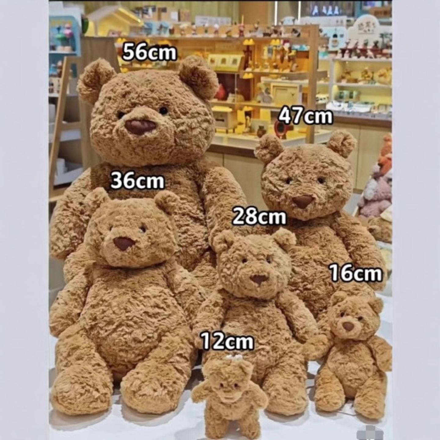 Jellycat同款巴塞熊玩偶礼物