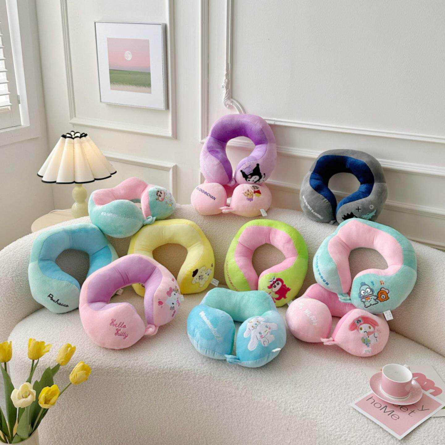 卡通午睡枕办公室午休靠枕旅行护颈枕脖枕学生用趴睡枕U型枕