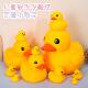 小黄鸭宝宝儿童戏水洗澡玩具捏捏叫乐发声玩具摆件奶茶店礼品