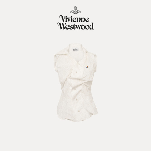 【新品】Vivienne Westwood西太后SS DRUNKEN女式无袖衬衫