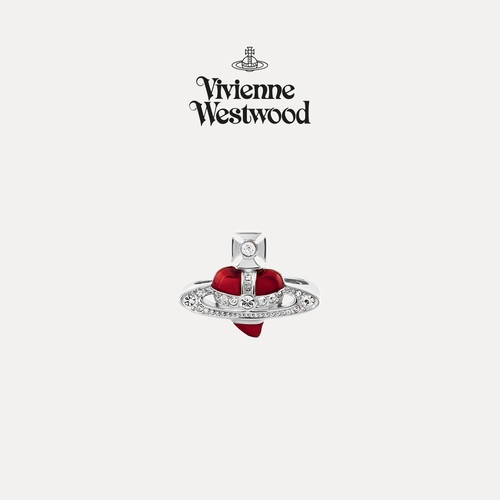 Vivienne Westwood西太后NEW DIAMANTE心形戒指6404016Z