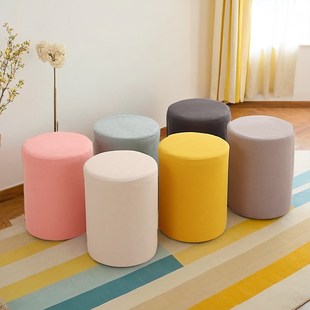 卧室梳妆凳家用小凳子客厅茶几凳商用试衣间椅子入户门换鞋凳圆凳