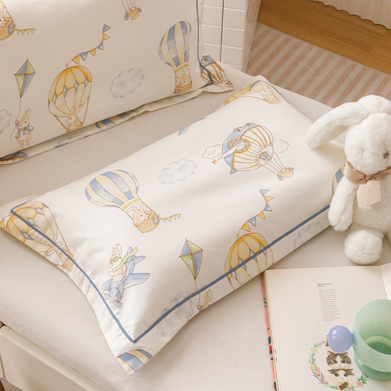 60支卡通全棉A类儿童枕套3050cm乳胶枕头套纯棉宝宝枕芯套40X60,婴童用品,儿童枕套,淘宝优惠券,粉丝福利购,淘宝优惠卷