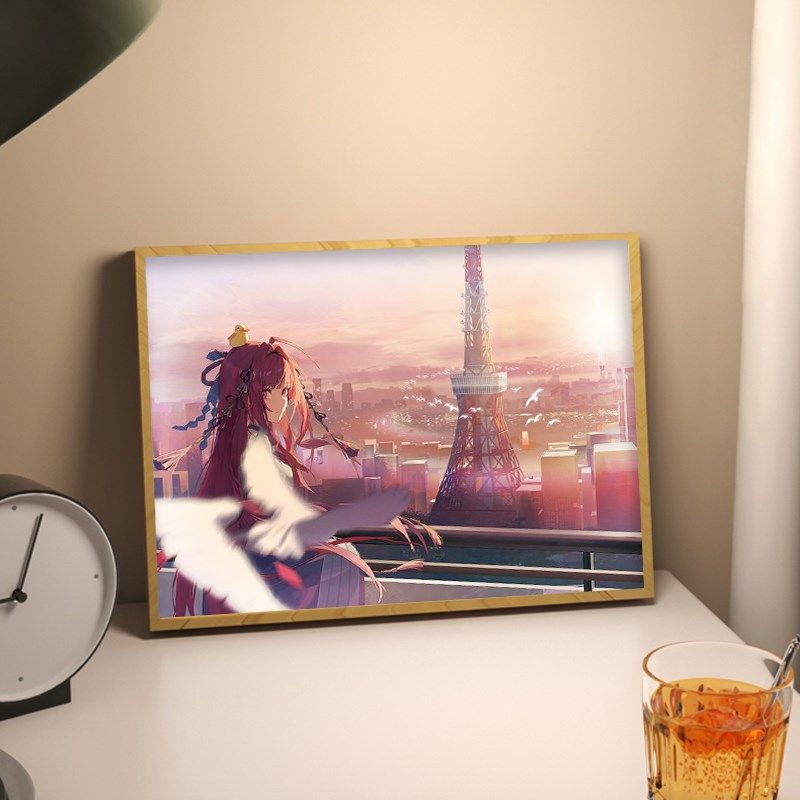 龙族卡塞尔之门灯光画卧室二次元小夜灯上杉绘梨衣手办周边摆件