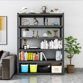 角钢货架置物架家用阳台多层落地式 仓库储物收纳地下室金属铁架子