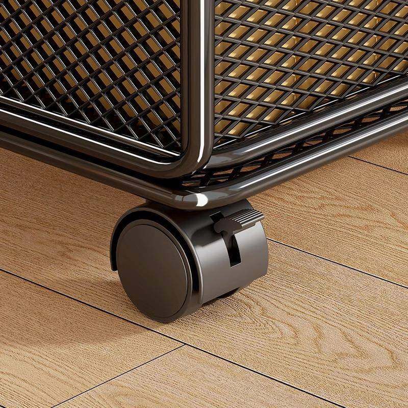 桌下书置物架书桌架旁19847786移动落地物柜家学生书本书包带轮用