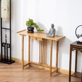 新中式 玄关关桌超窄入户门厅玄关供厅桌简647约条案端景客台玄柜