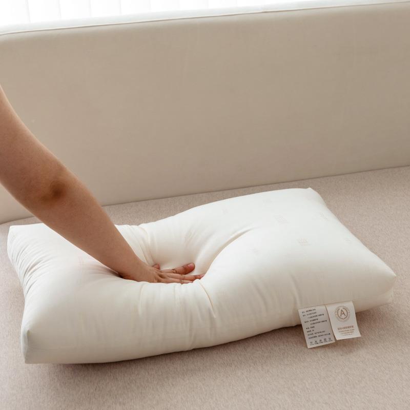 超柔零大感豆枕中高偏A软纤维枕类20220006Ka舒ng菌fang螨枕头适