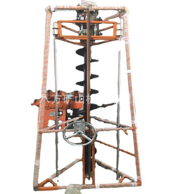 水泥线杆WGE挖坑机路灯基础建设电架三架框式机挖脚树坑林业机械