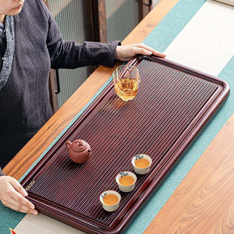 具IR7新款茶整块电F77J5575茶盘木一体排Y水实木泡茶托盘家用轻奢
