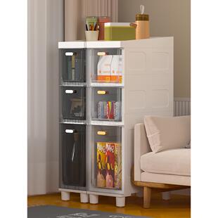 4/18/22cm夹柜缝封客厅60D5收纳柜儿童衣柜浴室厨房密防尘可1视储