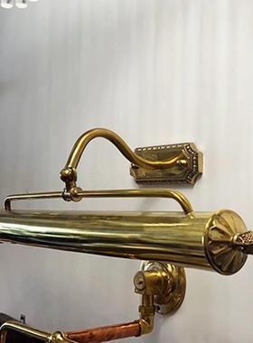 镜画灯灯油画49104壁灯照灯画全铜镜前法式欧式复古浴室卫生间梳